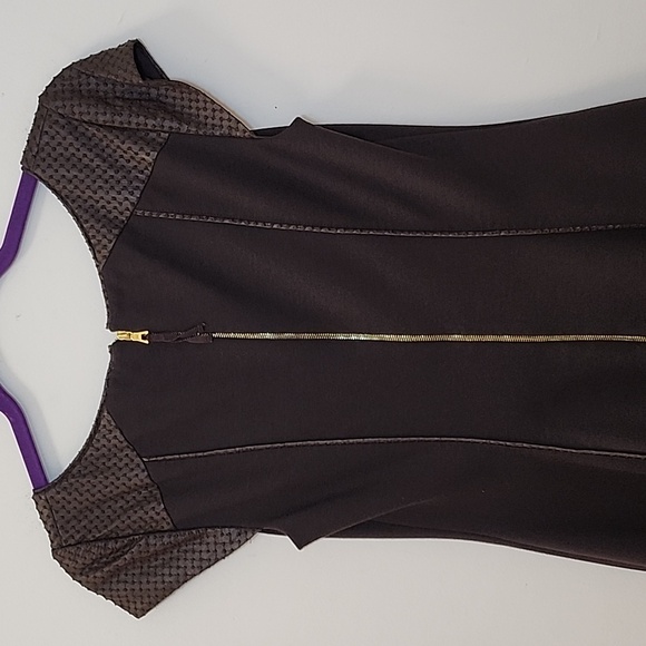 Kay Unger New York  cocktail dress Chocolate Brown Sz 6 - Picture 12 of 16